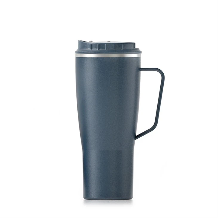 Tumbler With Handle And Straw
