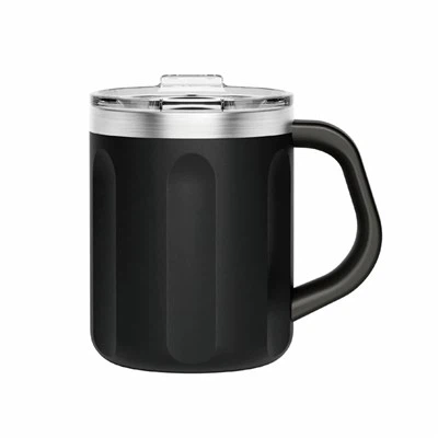 កែវកាហ្វេដែកអ៊ីណុកជាមួយដៃកាន់